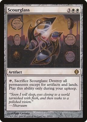 Scourglass card from Shards of Alara