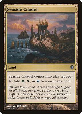 Seaside Citadel card from Shards of Alara