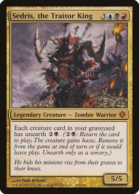 Sedris, the Traitor King card from Shards of Alara