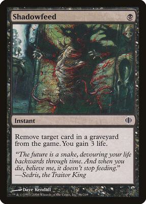 Shadowfeed card from Shards of Alara