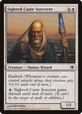 Sighted-Caste Sorcerer card from Shards of Alara