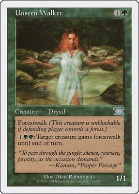 Unseen Walker card from Classic Sixth Edition