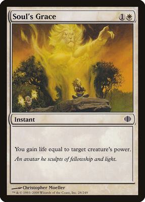 Soul's Grace card from Shards of Alara
