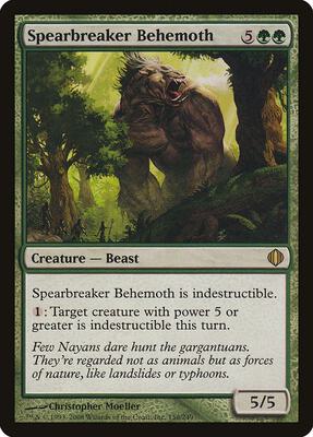 Spearbreaker Behemoth card from Shards of Alara