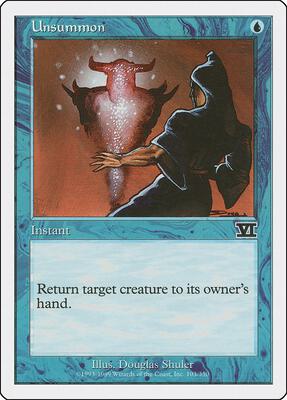 Unsummon card from Classic Sixth Edition