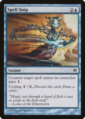 Spell Snip card from Shards of Alara
