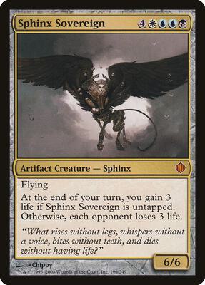 Sphinx Sovereign card from Shards of Alara