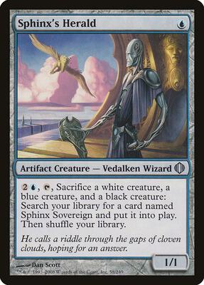 Sphinx's Herald card from Shards of Alara