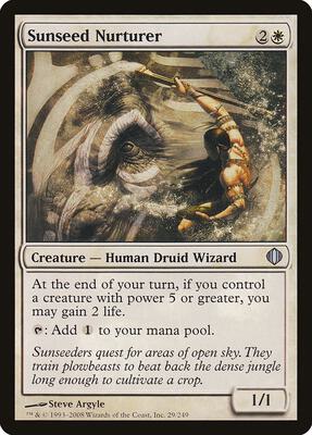 Sunseed Nurturer card from Shards of Alara