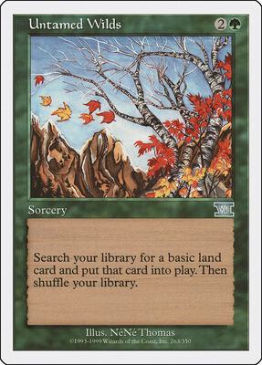 Untamed Wilds card from Classic Sixth Edition