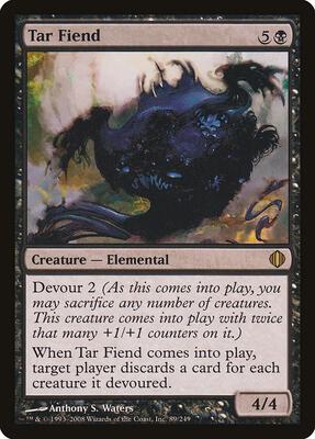 Tar Fiend card from Shards of Alara