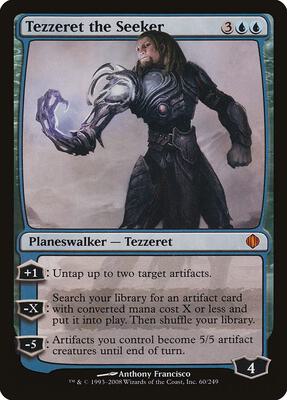 Tezzeret the Seeker card from Shards of Alara