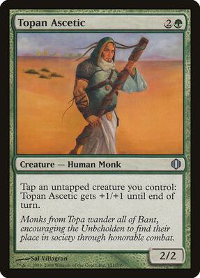 Topan Ascetic card from Shards of Alara