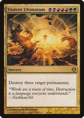 Violent Ultimatum card from Shards of Alara