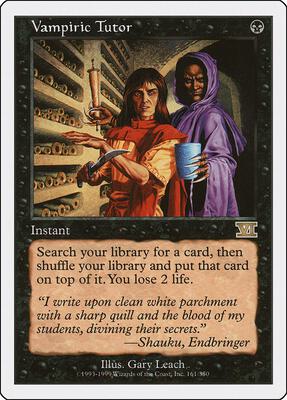 Vampiric Tutor card from Classic Sixth Edition