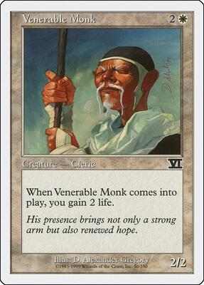 Venerable Monk card from Classic Sixth Edition