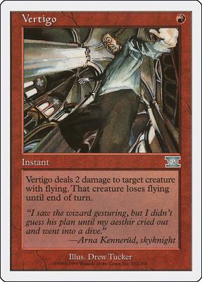 Vertigo card from Classic Sixth Edition