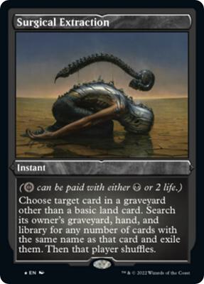 Surgical Extraction (Foil Etched) card from Double Masters 2022
