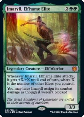 Imaryll, Elfhame Elite card from Magic Game Night: Free-For-All
