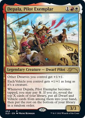 Depala, Pilot Exemplar card from Secret Lair Drop Series