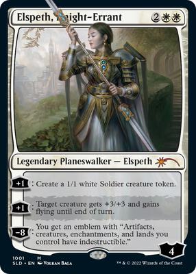 Elspeth, Knight-Errant card from Secret Lair Drop Series