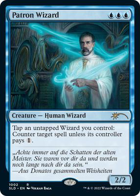 Patron Wizard card from Secret Lair Drop Series