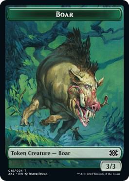 Boar // Eldrazi Scion Double-Sided Token card from Double Masters 2022