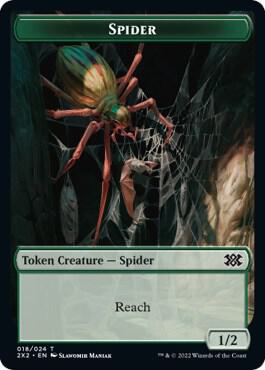 Spider // Eldrazi Scion Double-Sided Token card from Double Masters 2022