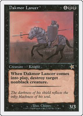 Dakmor Lancer card from Starter 1999