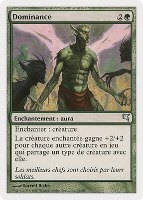 Alpha Status (French) - "Dominance" card from Magic Encyclopedia 2005 (Salvat/Hachette)