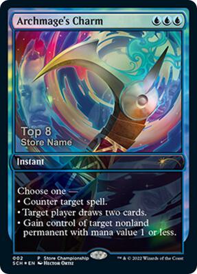 Archmage's Charm (Top 8) card from Game Day & Store Championship Promos