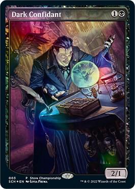 Dark Confidant card from Game Day & Store Championship Promos