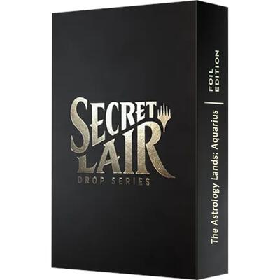 Secret Lair Drop: Astrology Lands (Aquarius) - Traditional Foil Edition card from Secret Lair Drop Series