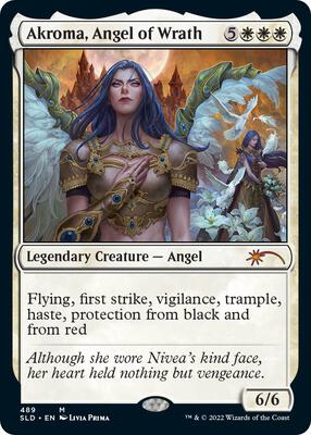 Akroma, Angel of Wrath card from Secret Lair Drop Series