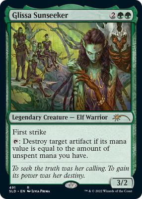Glissa Sunseeker card from Secret Lair Drop Series
