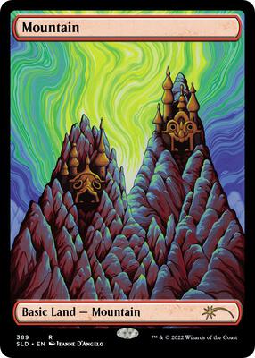 Mountain (389) card from Secret Lair Drop Series