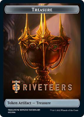 Treasure Token (Riveteers) [SEA Exclusive] card from Streets of New Capenna