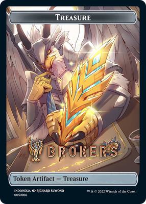 Treasure Token (Brokers) [SEA Exclusive] card from Streets of New Capenna