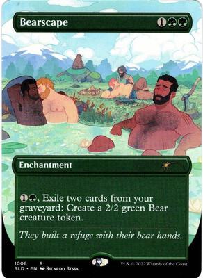 Bearscape card from Secret Lair Drop Series