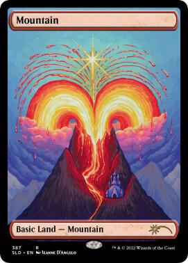 Mountain (387) card from Secret Lair Drop Series
