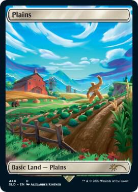 Plains (448) card from Secret Lair Drop Series