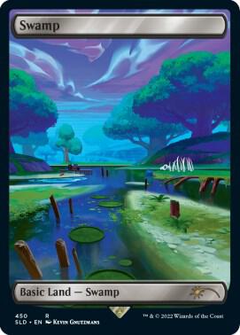 Swamp (450) card from Secret Lair Drop Series