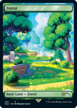 Forest (452) card from Secret Lair Drop Series