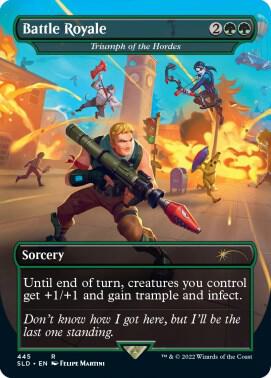Battle Royale - Triumph of the Hordes card from Secret Lair Drop Series