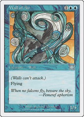 Wall of Air card from Classic Sixth Edition