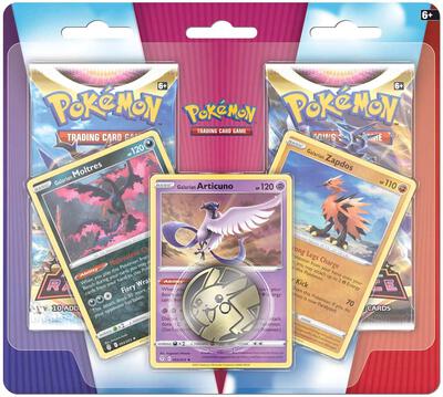Enhanced 2-Pack Blister Pack [Galarian Articuno, Galarian Zapdos, & Galarian Moltres] card from Miscellaneous Cards & Products