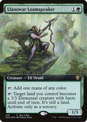 Llanowar Loamspeaker card from Buy-A-Box Promos