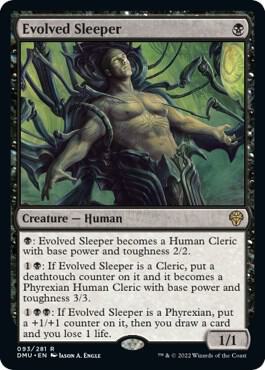 Evolved Sleeper card from Dominaria United