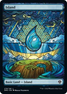 Island (Showcase) card from Dominaria United
