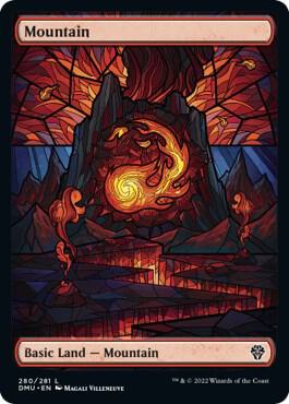 Mountain (Showcase) card from Dominaria United